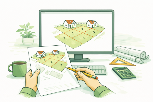 wstepny-projekt2 Wstępny projekt podziału – 2 pierwsze działki